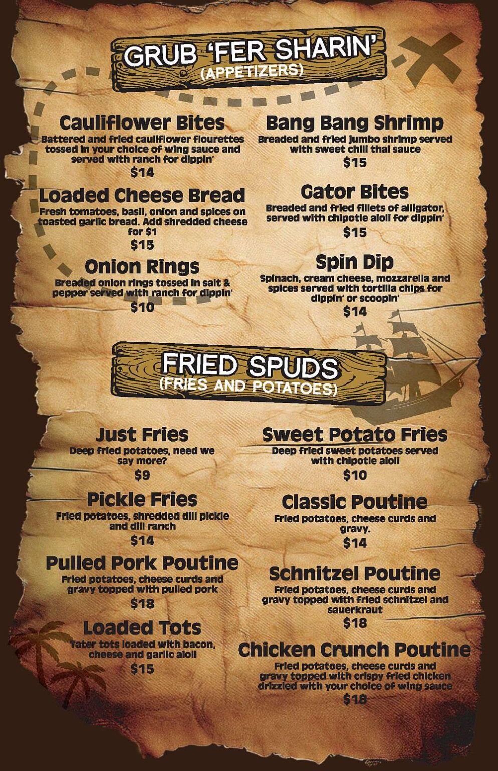 FOOD – The Tipsy Pirate – Turkey Point – Tipsy Pirate