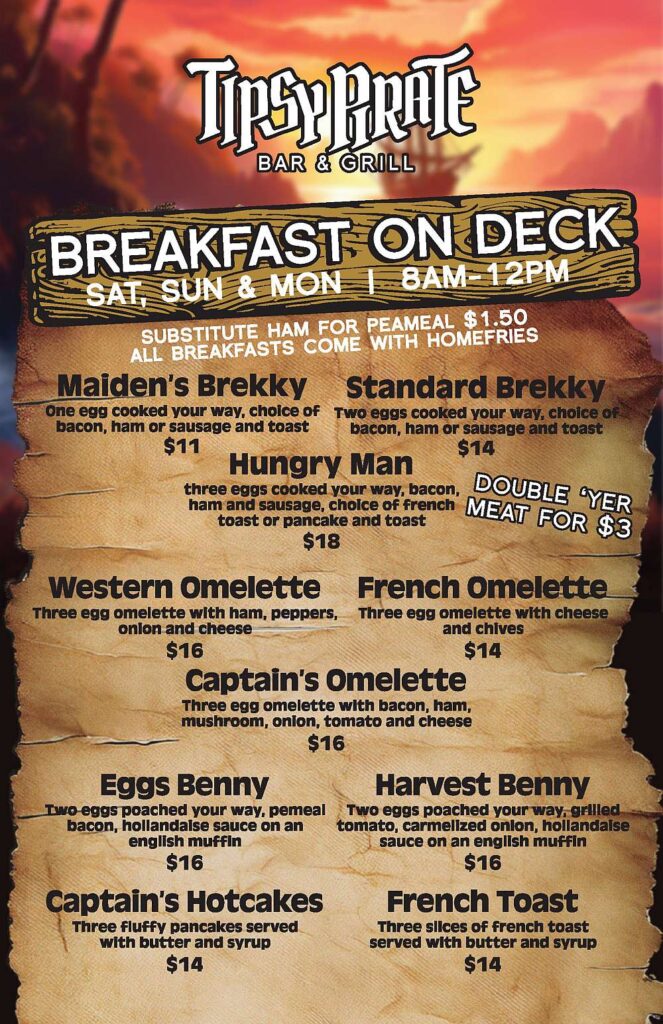 FOOD – The Tipsy Pirate – Turkey Point – Tipsy Pirate